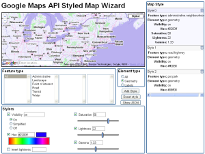 GMaps_StyleWizard Google Maps Style Wizard