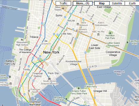 gmap_lines