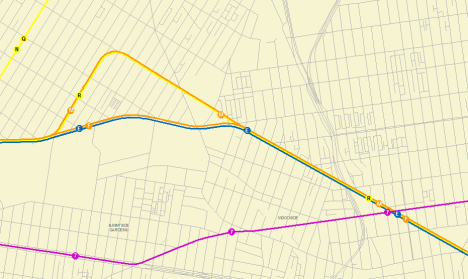 subway symbology closeup